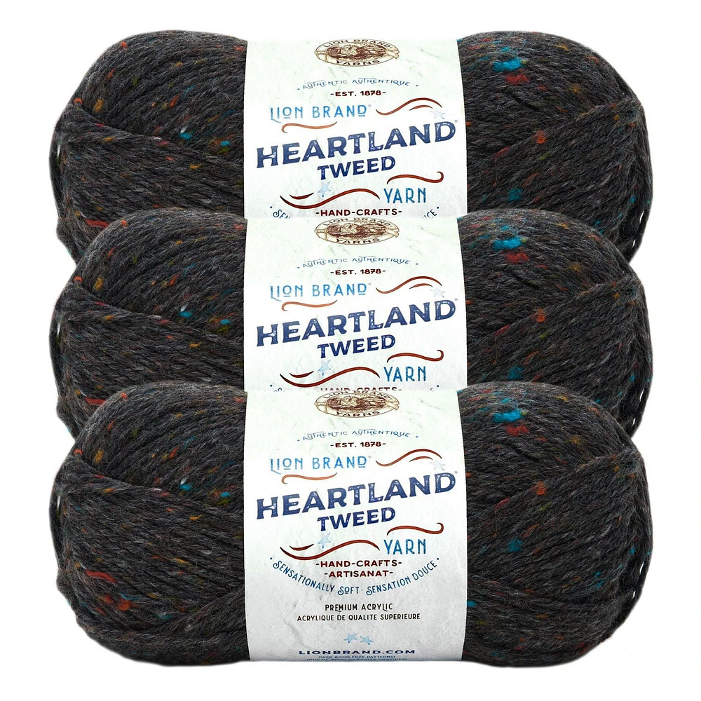 Lion Brand Yarn Heartland Yarn 3Pack