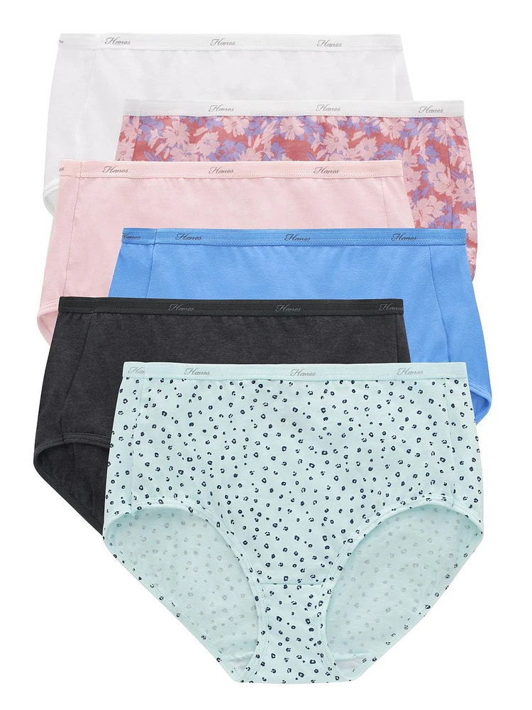 Hanes Women's 6-pack Basics Brief