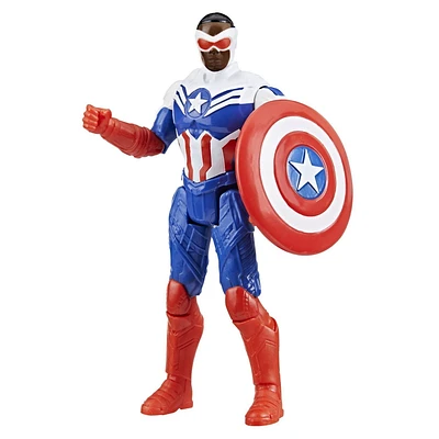 Marvel Avengers Titan Hero Series, figurine Captain America de 10 cm, pour enfants, dès 4 ans