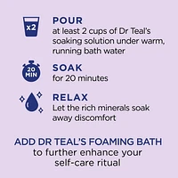 Dr Teal’s Salt Soak with Pure Epsom Salt, Soothe & Sleep with Lavender (Packaging May Vary), 1.36 kg/ 3lbs