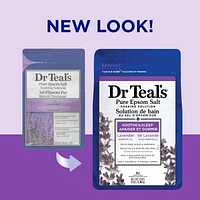 Dr Teal’s Salt Soak with Pure Epsom Salt, Soothe & Sleep with Lavender (Packaging May Vary), 1.36 kg/ 3lbs