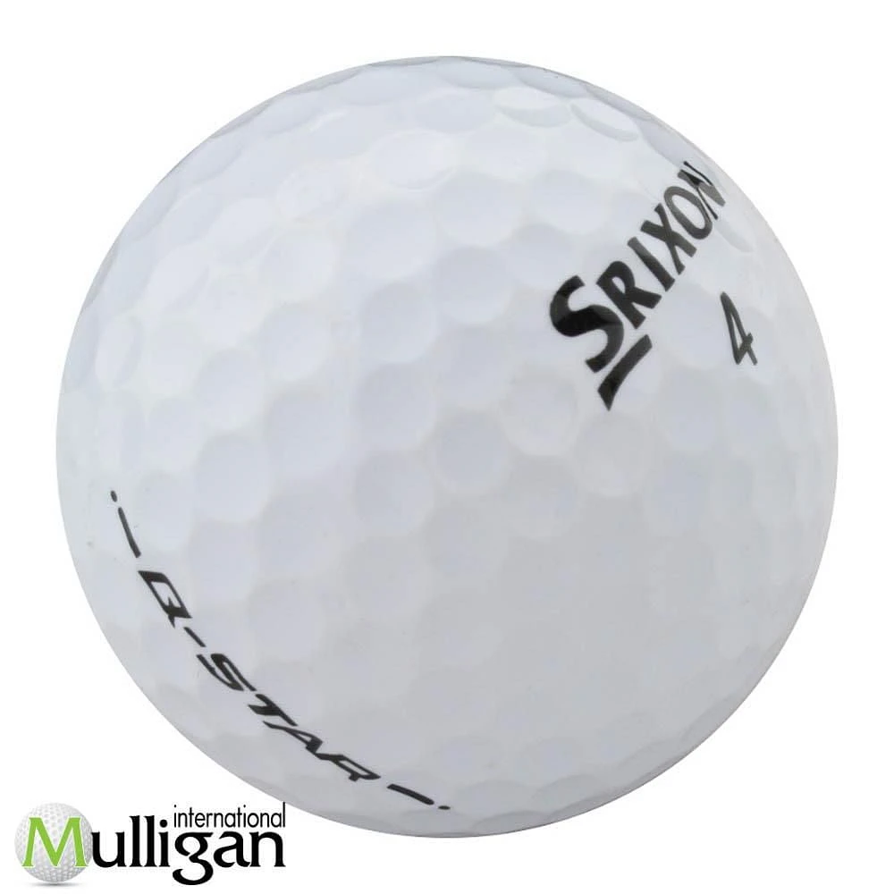 Mulligan - 36 Srixon Q-Star 5A Recycled Used Golf Balls, White