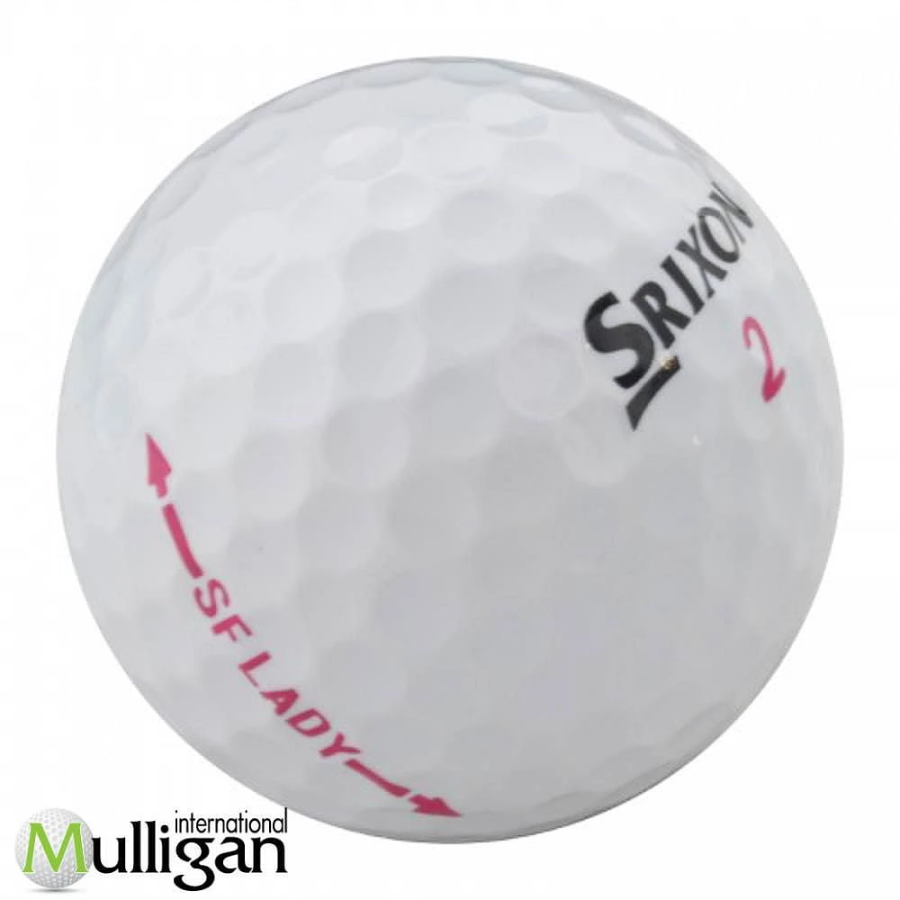 Mulligan - 36 Srixon Soft Feel Lady 5A Recycled Used Golf Balls, White