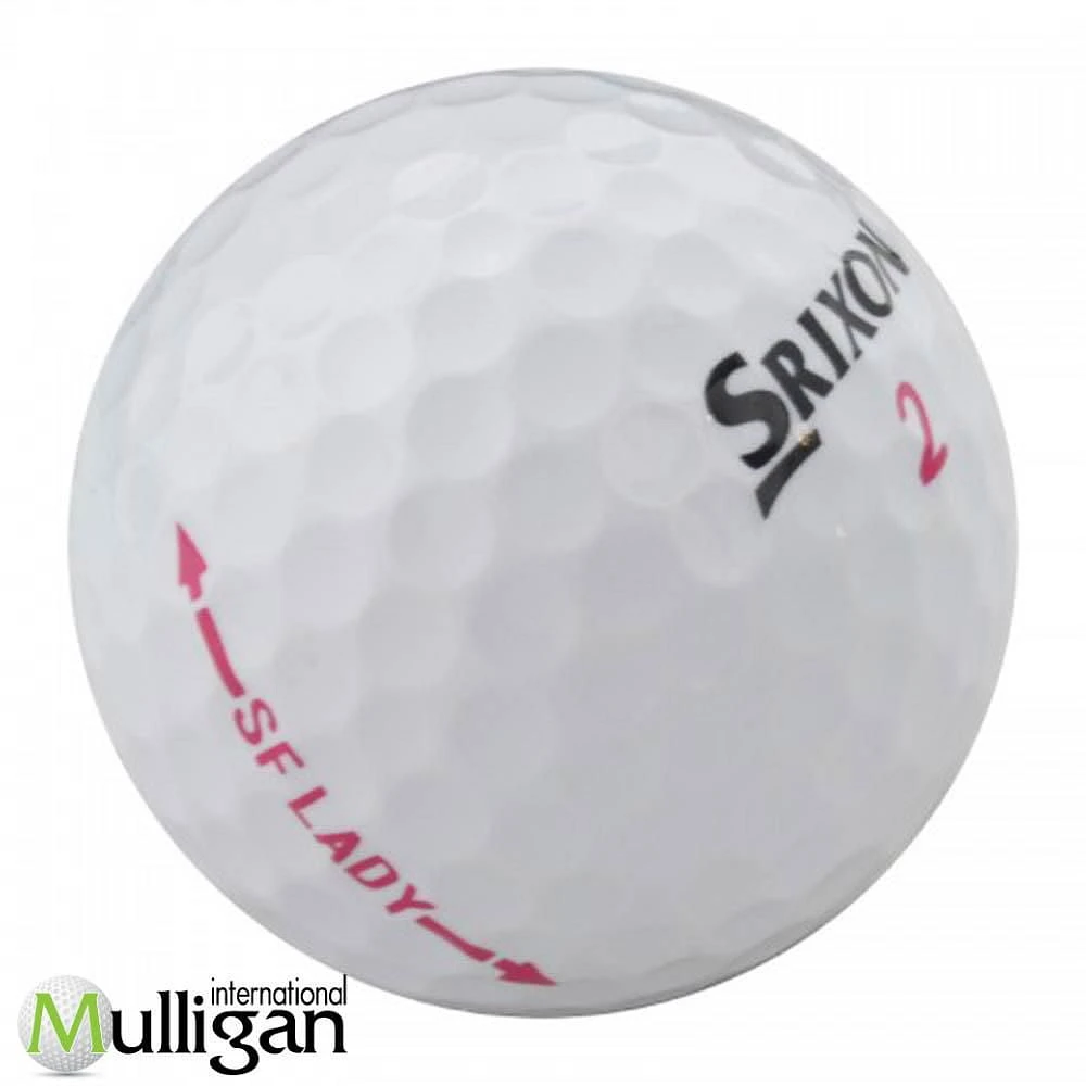 Mulligan - 36 Srixon Soft Feel Lady 4A Recycled Used Golf Balls, White