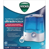 Vicks V5100NS-CAN UltraQuiet Ultrasonic Cool Mist Humidifier