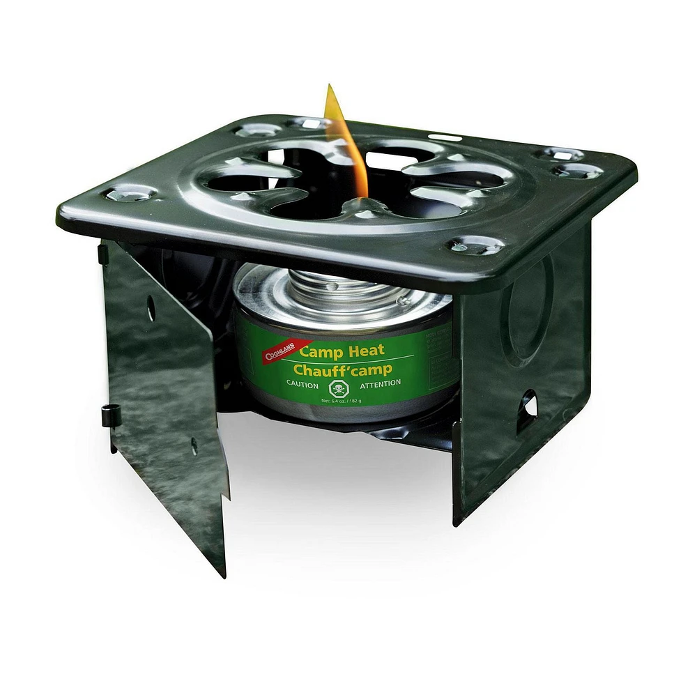 FOLDING STOVE, Coated Steel Construction.