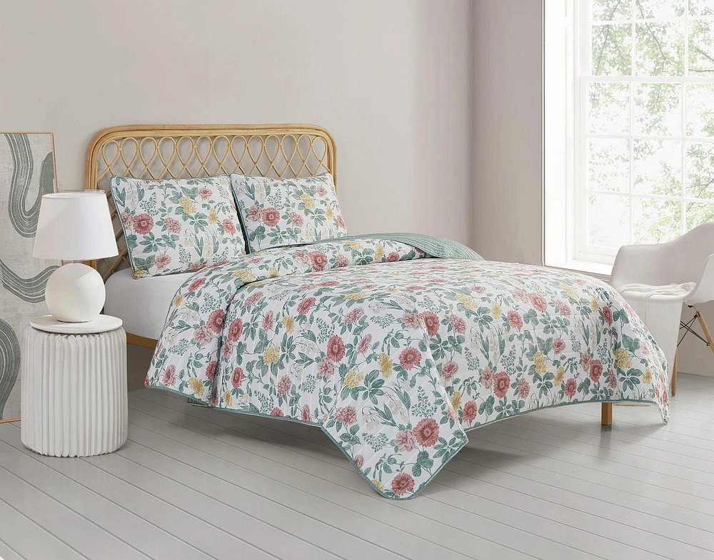 Matilda Reversible 3 Piece Quilt Set