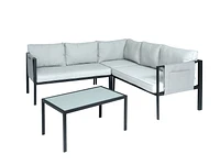 Dura Sonoma 4 Piece Set (2 seaters, corner,table)