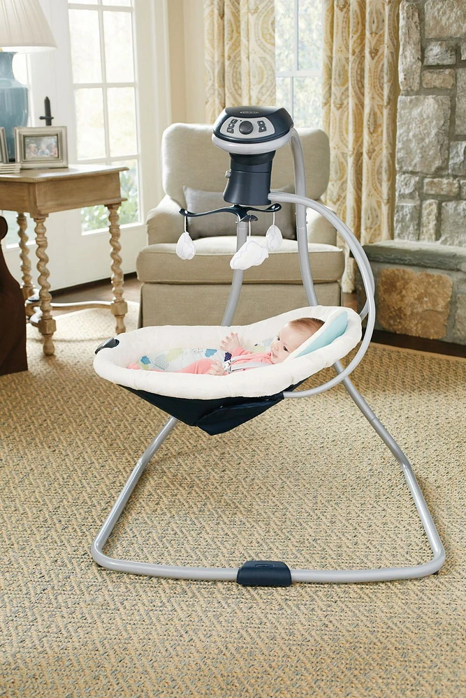 Balançoire Simple Sway™ LX de Graco® avec siège multidirectionnel