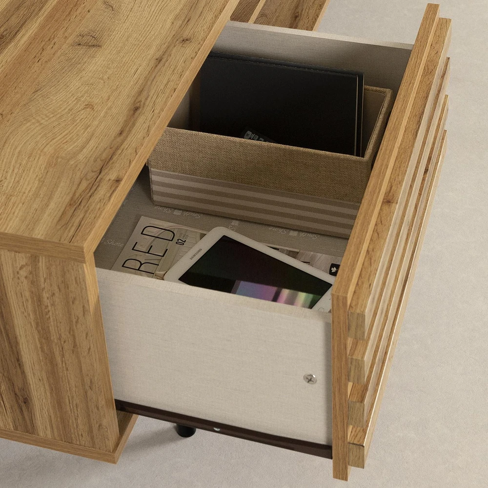 TV Stand with Drawers from the collection Mezzy South Shore