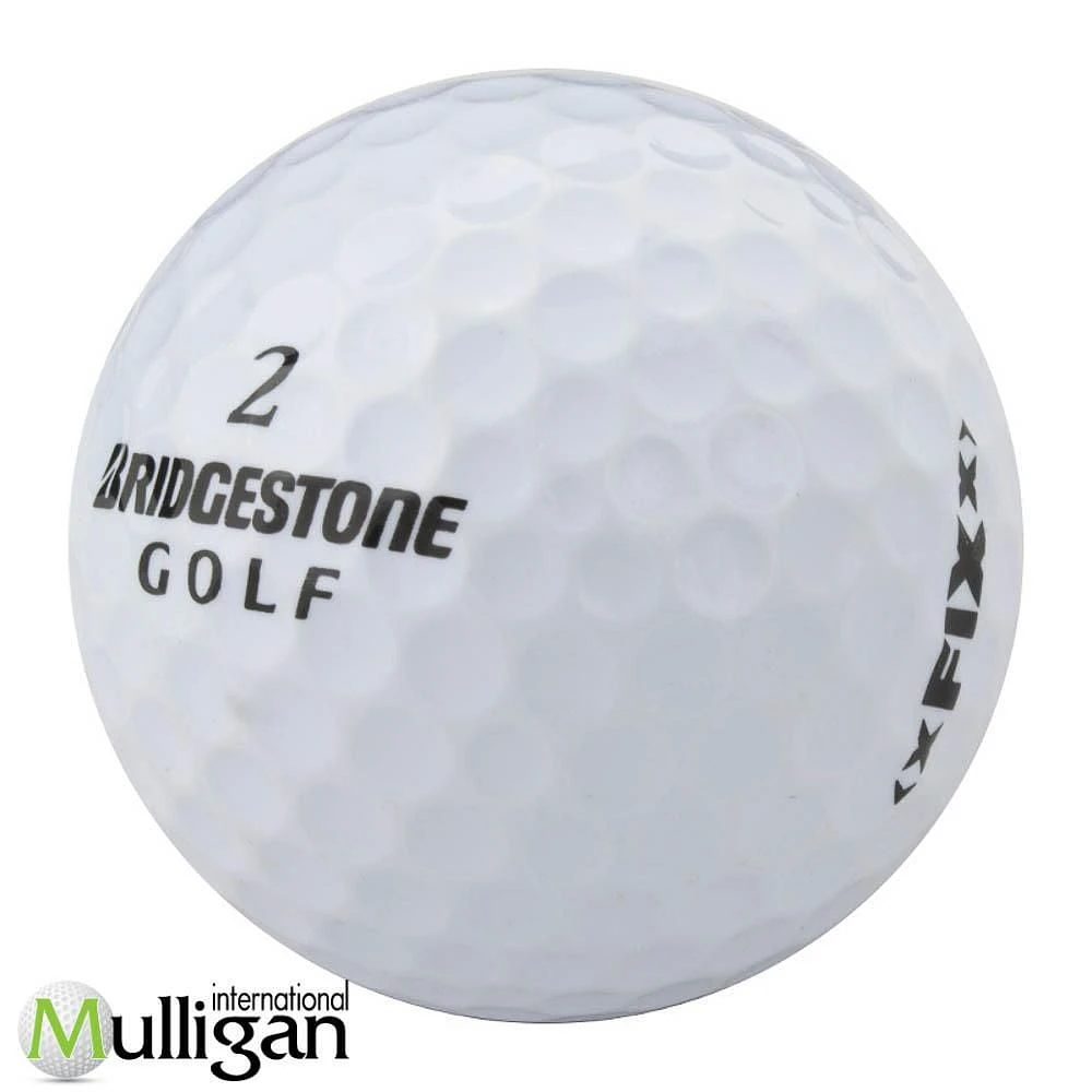 Mulligan - 60 Bridgestone xFIXx 4A Recycled Used Golf Balls, White