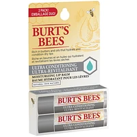Burt’s Bees® 100% Natural Origin Lip Balm, Ultra Conditioning with Kokum Butter -, 1 Tube