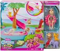 Barbie and Chelsea The Lost Birthday Splashtastic Pool Surprise Playset