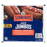 Schneiders Juicy Jumbos Original Hot Dogs Family Pack, 900 g