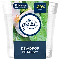 Glade® Chandelle parfumée, Pétales et Gouttes de Rosée chandelle à une mèche