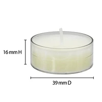 Mainstays Unscented Ivory Tealights Candles, Pack of 30