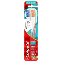 Colgate Slimsoft Advanced Toothbrush, Soft, 2 Count