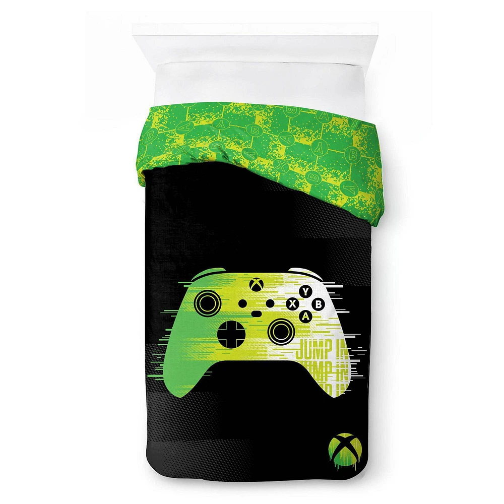 Xbox 2-Piece Twin/Full Reversible Comforter and Pillowcase Set, 100% Polyester