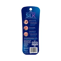 Schick Hydro Silk Touch-Up Exfoliating Eyebrow Razor & Precision Trimmer, Pack of 3 Razors