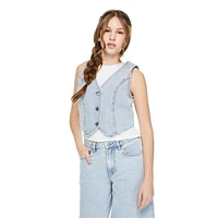 Veste en denim My Sister’s Closet pour filles