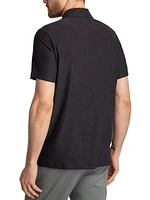 U.S. Polo Assn. Polo à Manches Courtes en Interlock Uni Pour Hommes Polo en interlock