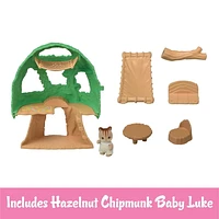 Calico Critters Baby Tree House, Dollhouse Playset with Figure