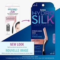 Outil de dermaplaning Schick Hydro Silk de style professionnel, 1 manche et 6 têtes de rechange 1 rasoir, 6 têtes de rechange