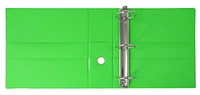 Pen + Gear 3” Deluxe View Vinyl Binder, O-Ring, GREEN