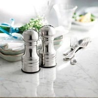 4.5" SALT&PEPPER SHAKER SS FNSH UNFILL, Salt & pepper shakers