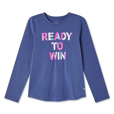 T-shirt à manches longues Athletic Works pour filles