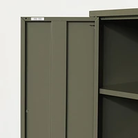 Metal 2-Door Storage Cabinet from the collection Eddison South Shore