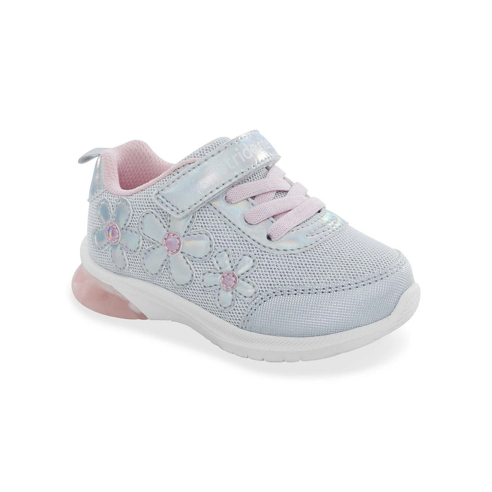 Munchkin by Stride Rite Toddler Girls Lighted Petal Sneaker