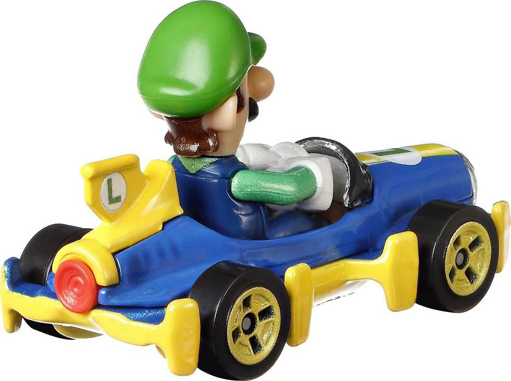 Hot Wheels Mario Kart Luigi 1:64 Scale Die-Cast Replica Vehicles For Kids Ages 3+ Years