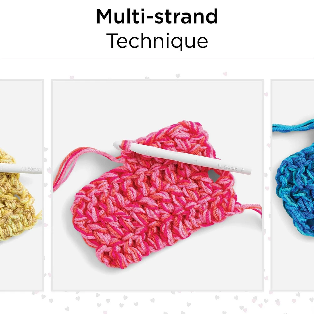 Red Heart® Weekend Speedy Crochet Throw Kit - 12 skeins