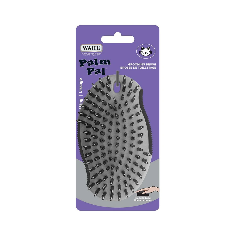 Wahl® Palm Pal™ Cat  Grooming Brush - Model 58524, Palm design for better grip