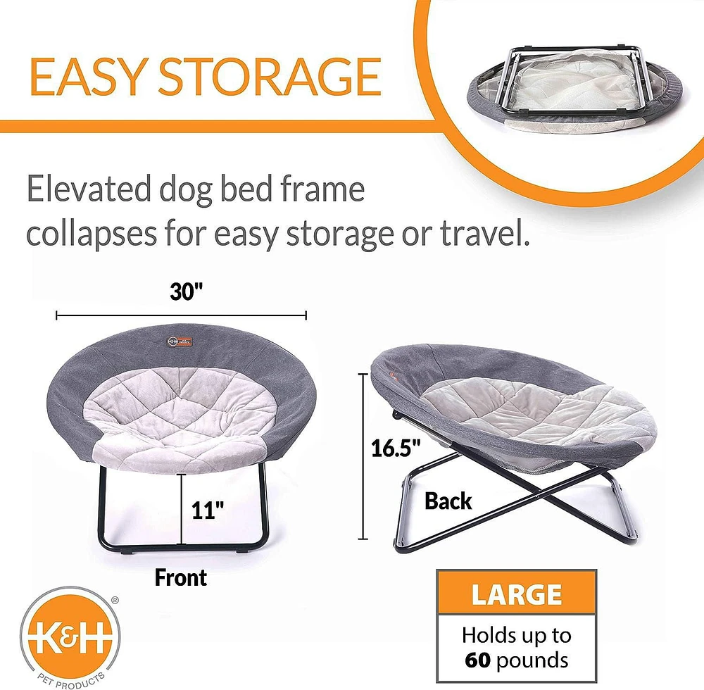 K&H Pret Products Elevated Dog Cozy Cot