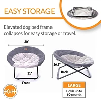 K&H Pret Products Elevated Dog Cozy Cot