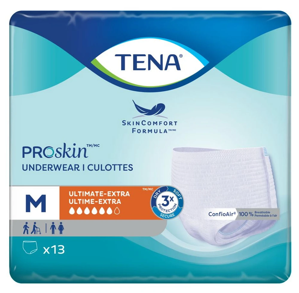 TENA ProSkin Skincomfort Underwear M 13ct., Protect against leakage.