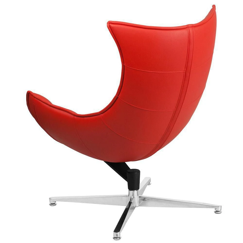 Canadian Retro Lounge Chair Red