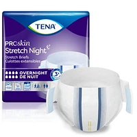 TENA ProSkin Stretch Night Brief Unisex M 12ct., Protect against leakage.