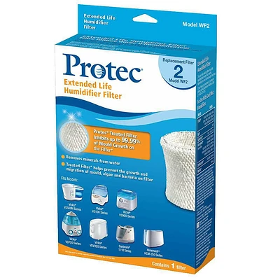 Protec PWF2-CAN Natural Mist Replacement Wicking Filter, Humidifier Filter