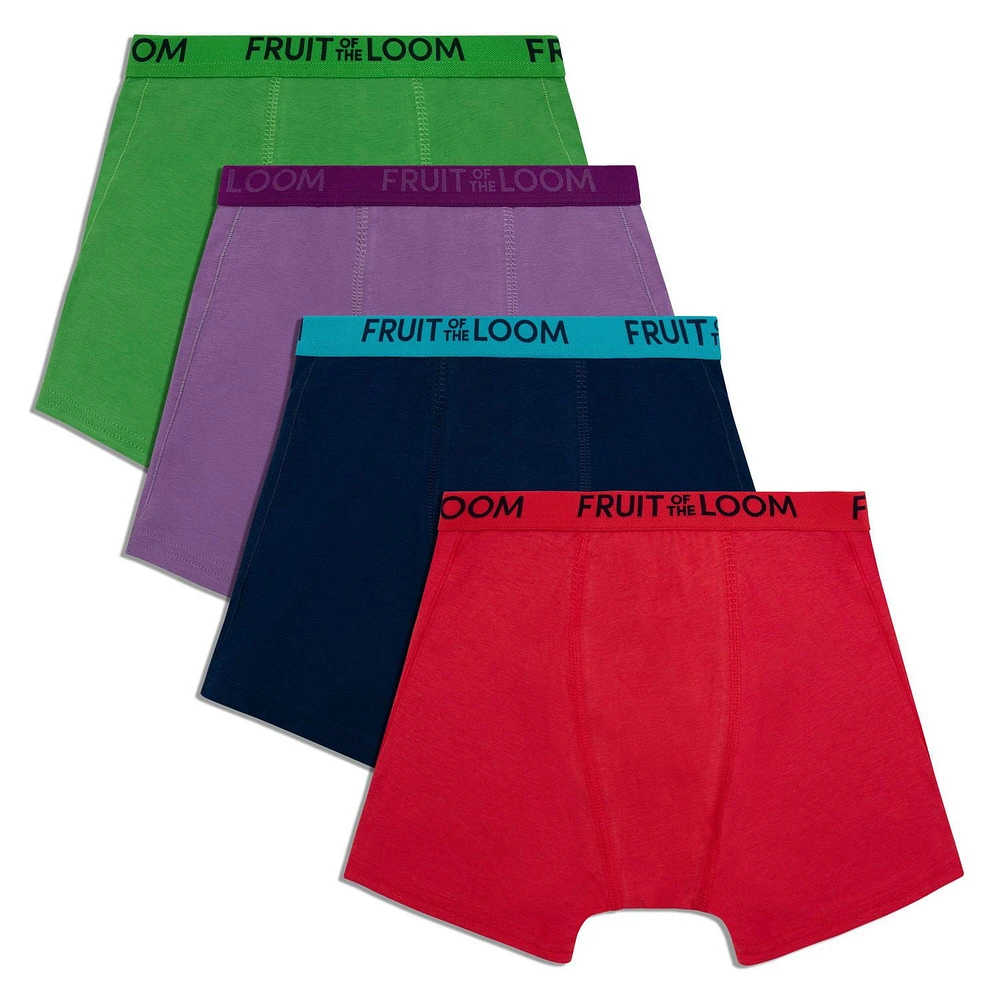 Boys' ENERGIZE Boxer Brief, Assorted 4 Pack, S-XL