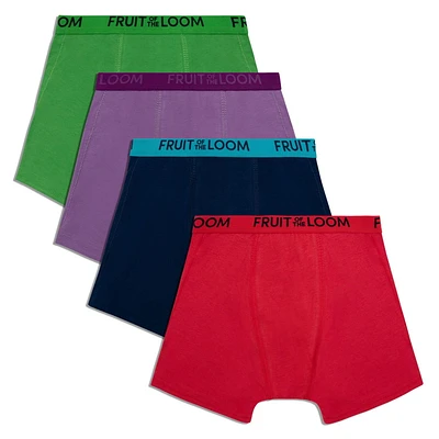 Boys' ENERGIZE Boxer Brief, Assorted 4 Pack, S-XL