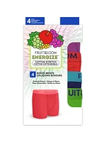 Boys' ENERGIZE Boxer Brief, Assorted 4 Pack, S-XL