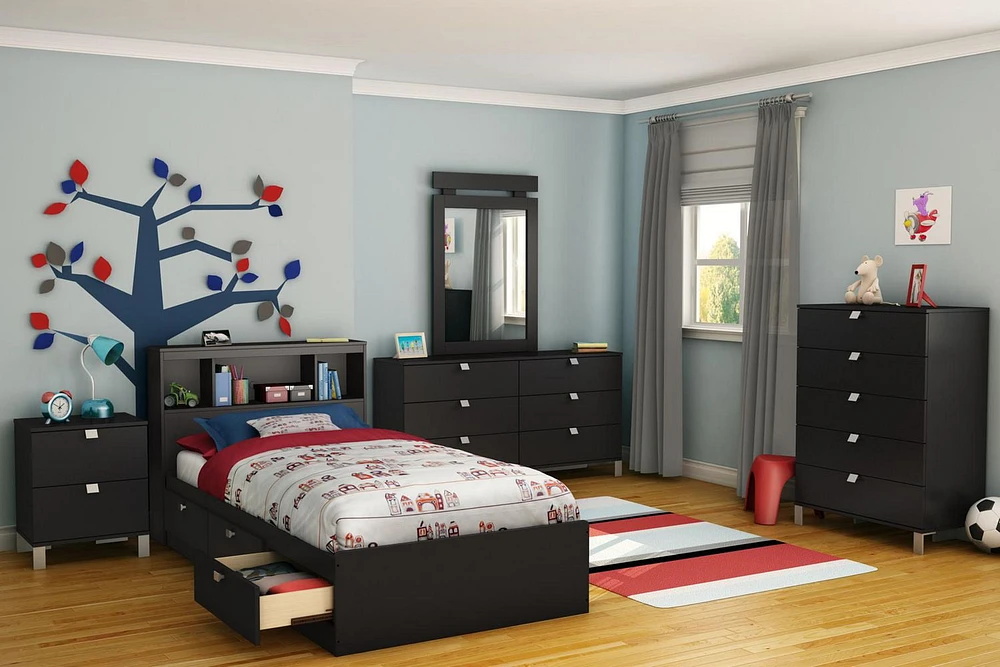 South Shore Spark Mates Bed with Drawers