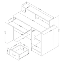 South Shore Smart Basics Desk