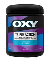 OXY Triple Action Cleansing Acne Pads with Salicylic Acid, For Mild Acne, Frequent Recurring Breakouts, and Combination Skin, 115ct, Cleansing Acne Pads, 115ct