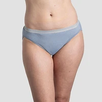 Bikini chiné Fruit of the Loom pour femmes, paquet assorti de 6 Tailles 5 à 9
