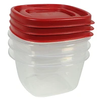 Rubbermaid Easy-Find Lid Food Storage Container Value Pack, 2-296 mL, 1-473mL