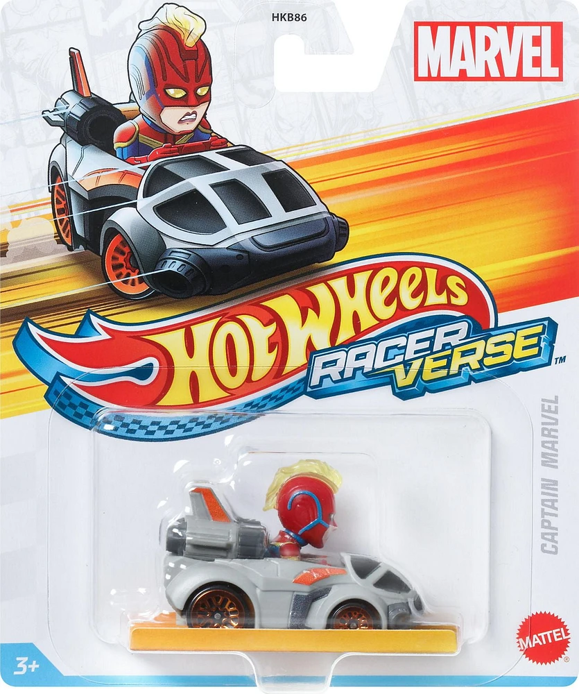 Hot Wheels RacerVerse Die-Cast Vehicle Captain Marvel